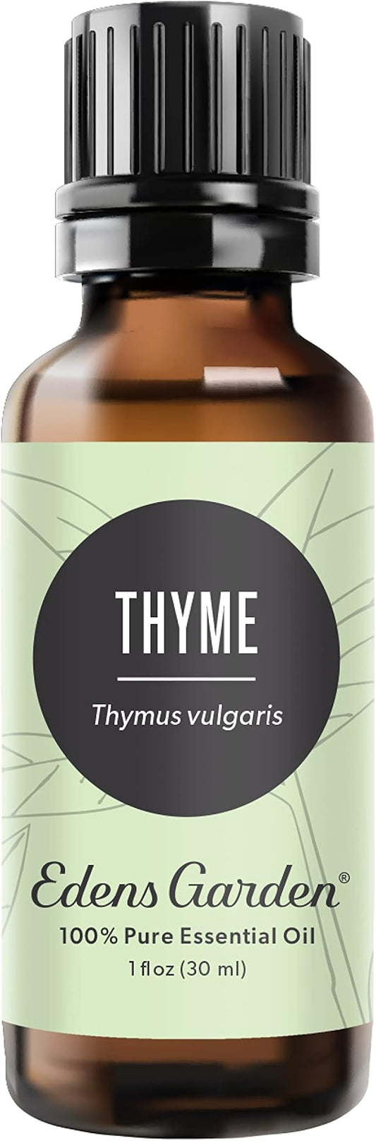 Edens Garden Thyme Essential Oil- 100% Pure Premium Grade, Undiluted, Natural, Therapeutic, Aromatherapy, The Best for Diffuser, Candle, Laundry, Kid Safe 30 ml (1 fl oz)