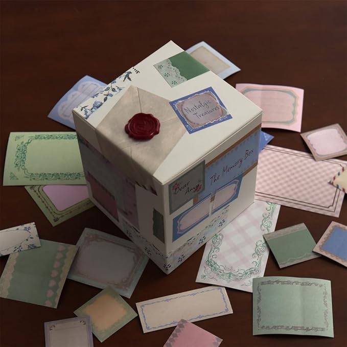 Monolike Nostalgia Sticker Pack (102Pcs) - Variety Pack, Journal, Scrapbook, Fancy Sticker, Paper