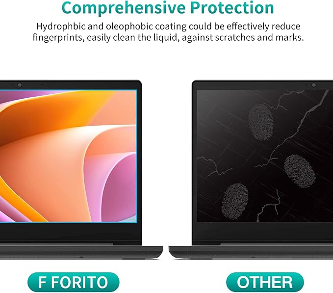 F FORITO 2-Pack 17.3 inch Anti Blue Light Laptop Screen Protector, Compatible with 17.3” HP/Lenovo/Acer/ASUS/MSI Laptop with 16:9 Aspect Ratio, Anti Glare & Anti Scratch Laptop Screen Filter