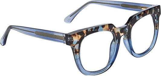 Peepers by PeeperSpecs Women's Oprah's Favorite Things Showbiz Square Blue Light Blocking Reading Glasses