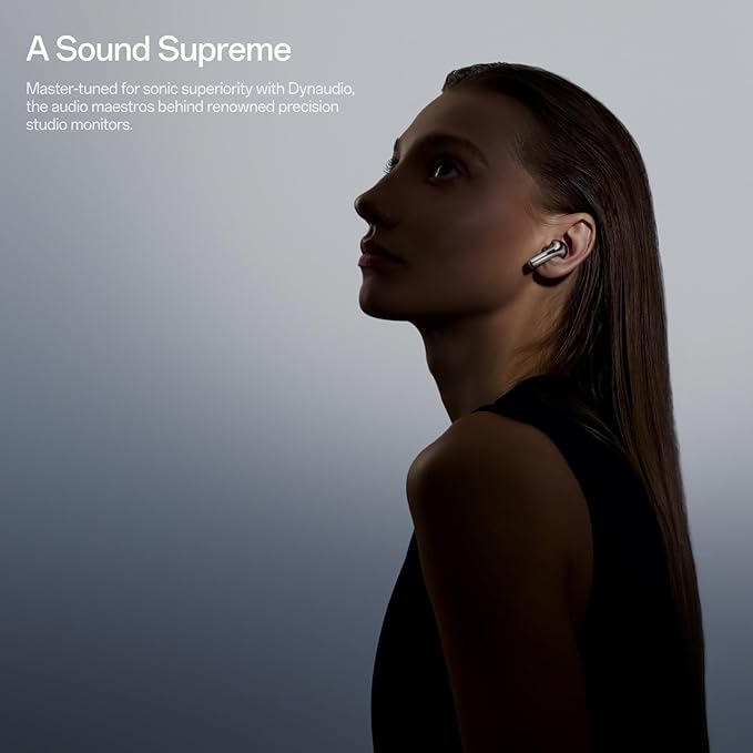 OnePlus Buds Pro 3, Wireless Bluetooth Earbuds, Noise Canceling Earbuds, Deep Bass, Immersive Sound, Up to 44 Hour Playtime with Charging case, Midnight Opus