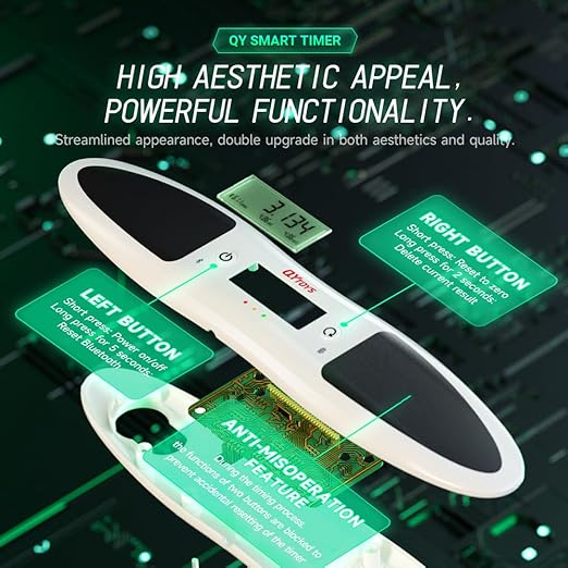 LiangCuber QiYi Cube Smart Timer,Smart Timer for 3x3 Speed Cube,Intelligent Timing with App