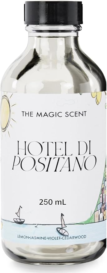 Hotel Di Positano Diffuser Oil Scents - Cold-Air & Ultrasonic Fragrance Oil for Diffuser - Inspired by Amalfi Coast, Italy - Essential Oils for Diffusers - 8.5 fl oz, 250 mL