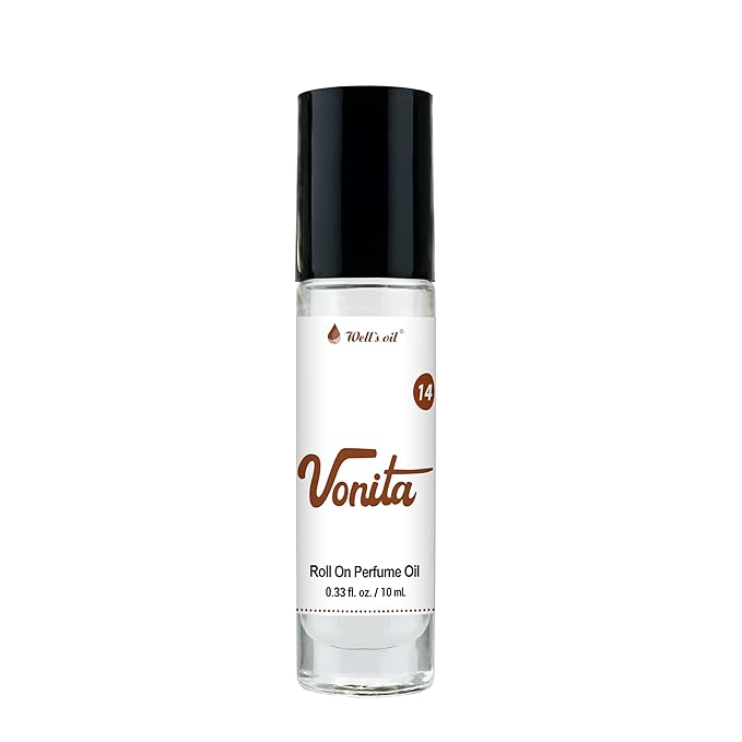 Well's Oil Roll-On Perfume Oil (Vonita) | Soft & Floral Notes | Long-Lasting | Paraben-Free | 0.33 Fl Oz / 10 ml