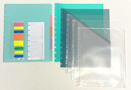 Talia Discbound Notebook Refills (Accessory Kit (Pastel Dividers), Letter (8.5in x 11in))