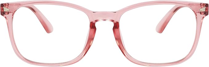 Blue Light Glasses for Woman Men | 99% Blue Light Blocking Glasses | Computer Glassess | Night Driving | Gaming | TV Phone Screen Reader Square Frame | Anti Eyestrain & UV Glare Protection