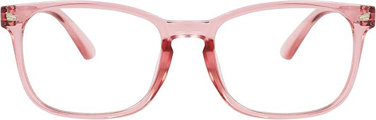 Blue Light Glasses for Woman Men | 99% Blue Light Blocking Glasses | Computer Glassess | Night Driving | Gaming | TV Phone Screen Reader Square Frame | Anti Eyestrain & UV Glare Protection