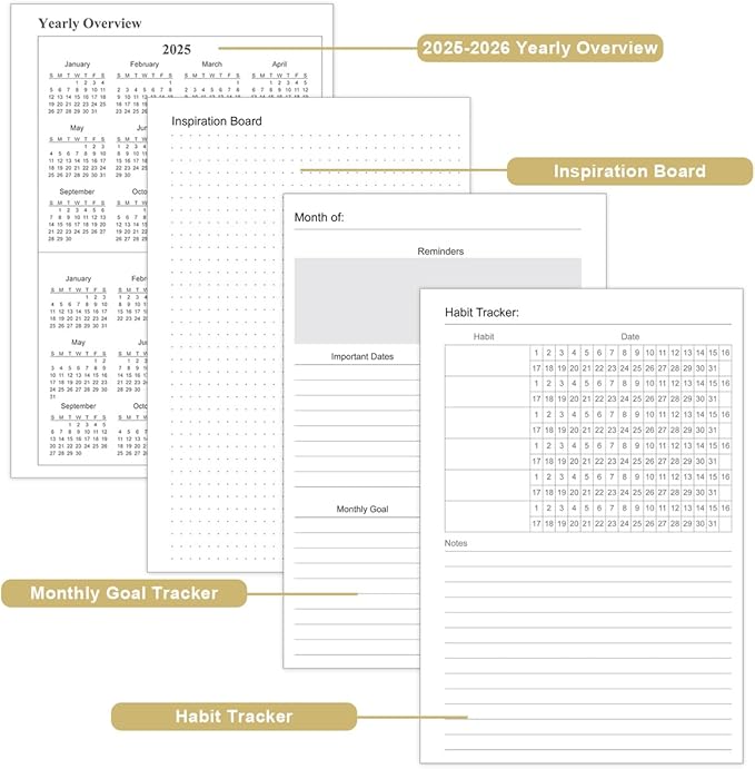 Academic Planner for 2025 2026 or Anytime – A5 Undated Weekly Student Planner For Homeschool, High School, College & Nursing Students, 200 Pages, 5.8" x 8.5", Pink