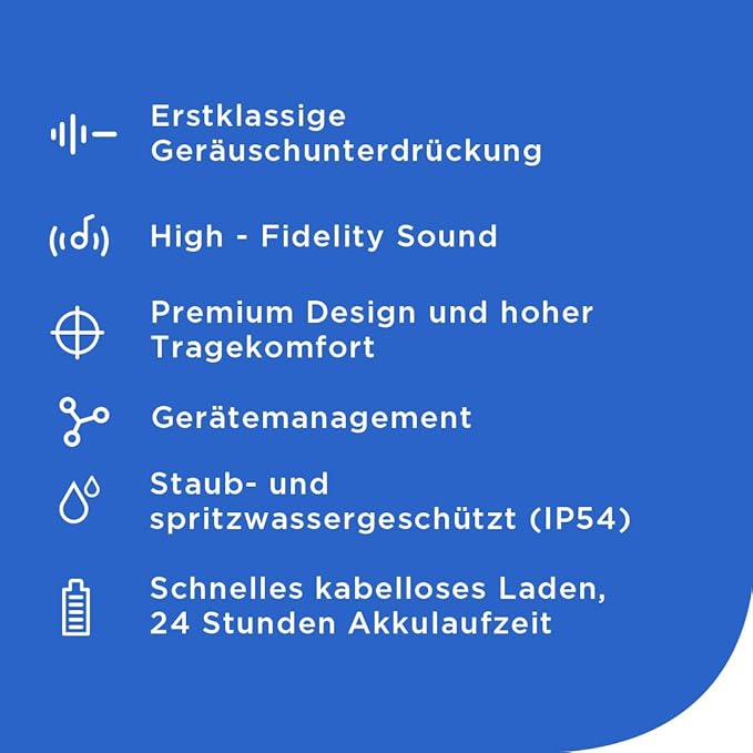 Libratone AIR+ 3 True Wireless in-Ear Headphones, Industry Leading Active Noise Cancelling, 11mm Dynamic Drivers, IP54 Rated dust and Water Resistent, 24 Hours of Battery Life (Green)