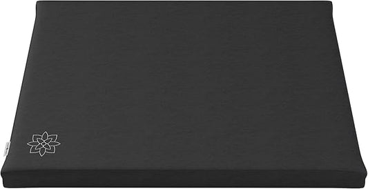 Mindful & Modern Zabuton Meditation Mat - Cotton Filled Yoga and Meditation Pad - Zabuton Meditation Cushion for Kneeling and Sitting Support - Large Rectangular Sitting Floor Pillow for Bench or Zafu