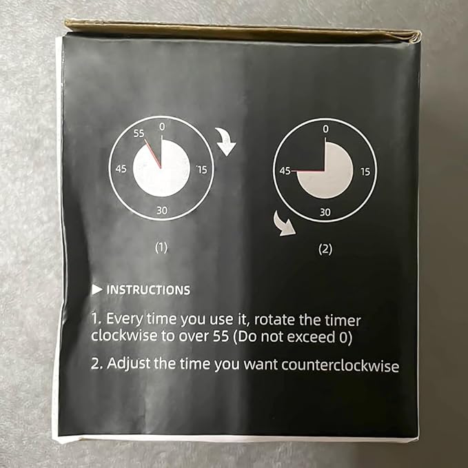 Apple Kitchen Timer Manual, Stainless Steel Mechanical Rotating Alarm 60 Minutes Count Down Cute Apple-Shaped Timer for Kitchen Cooking Learning Kids Sports