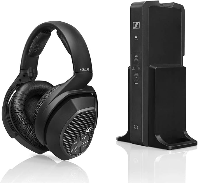 Sennheiser Consumer Audio RS 175 RF Wireless Headphone System, Black
