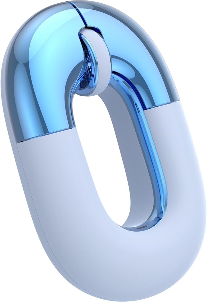 Travel Mouse Dual Mode Wireless Charging Mouse,Macaron Color Scheme Sweet Donut Bluetooth Computer Mice,Silent and Lightweight,1200 DPI Optical Tracking,Compatible with PC, Mac,Laptop(Blue)