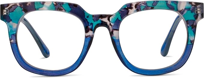 Peepers by PeeperSpecs Women's Oprah's Favorite Things Showbiz Square Blue Light Blocking Reading Glasses