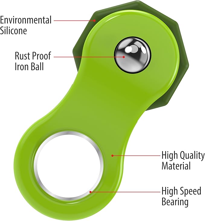 Fidget Toy,Fidget Spinners Toy for Adults and Kids,Gifts Suitable for Children with Autism and ADHD,Quiet Office Desk Toy,Excellent for Relieving Stress and Anxiety Toys (Green)