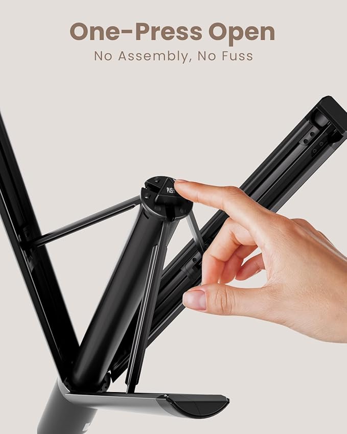 KraftGeek Portable Projector Stand for Outside, 32" Adjustable Projector Stand Tripod for Home & Outdoor Movie Night, with 1/4" Screw Adapter, 360 ° Rotation Ball Head