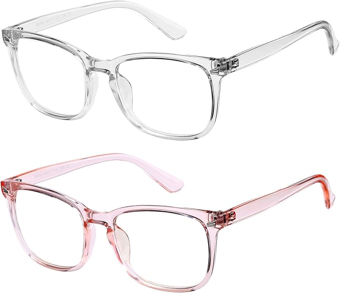 Hycredi Kids Blue Light Blocking Glasses，Anti Eyestrain & UV Protection, Computer Gaming TV Phone Glasses for Boys Girls