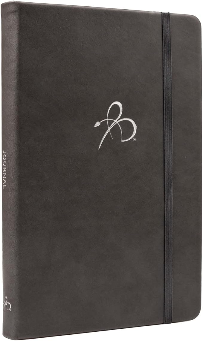 Bright Line Eating Blank Lined Journal Notebook, Vegan Leather Journal w/Lay-Flat Binding, Slate Notebook Journal for Women & Men, Writing Journal, Food Journal, Travel Journal, Fitness Journal