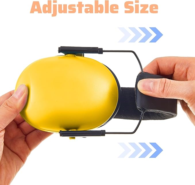 Amylove 12 Pcs Kids Ear Protection Noise Cancelling Headphones Ear Muffs Bulk 27db Adult Noise Reduction Hearing Earmuff(Universal Fit (kids & Adults),Classic Style,Rainbow Color)