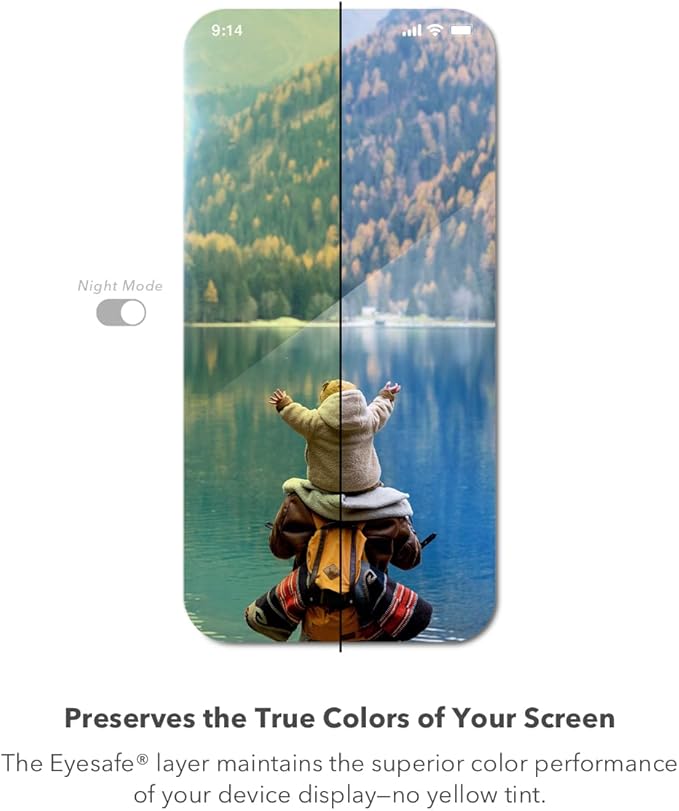 ZAGG Glass Elite VisionGuard Screen Protector for Apple iPhone 16e/ 14/13/ 13 Pro - 5X Stronger, Blue-Light Protection, Anti-Fingerprint Technology, InvisibleShield, Easy to Install