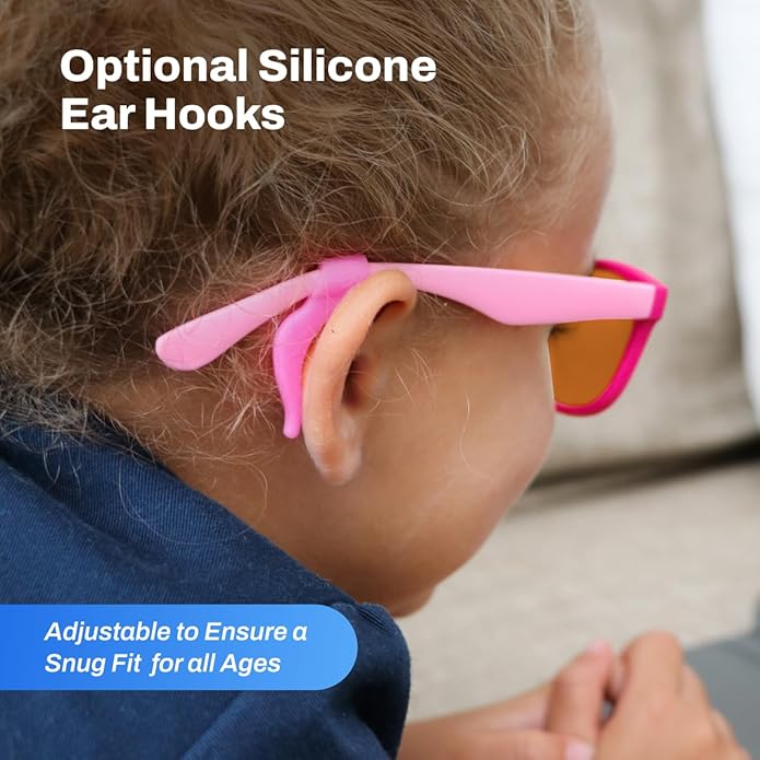 DefenderShield Kids Blue Light Blocking Glasses for Computer, Mobile, Video Games, Gaming