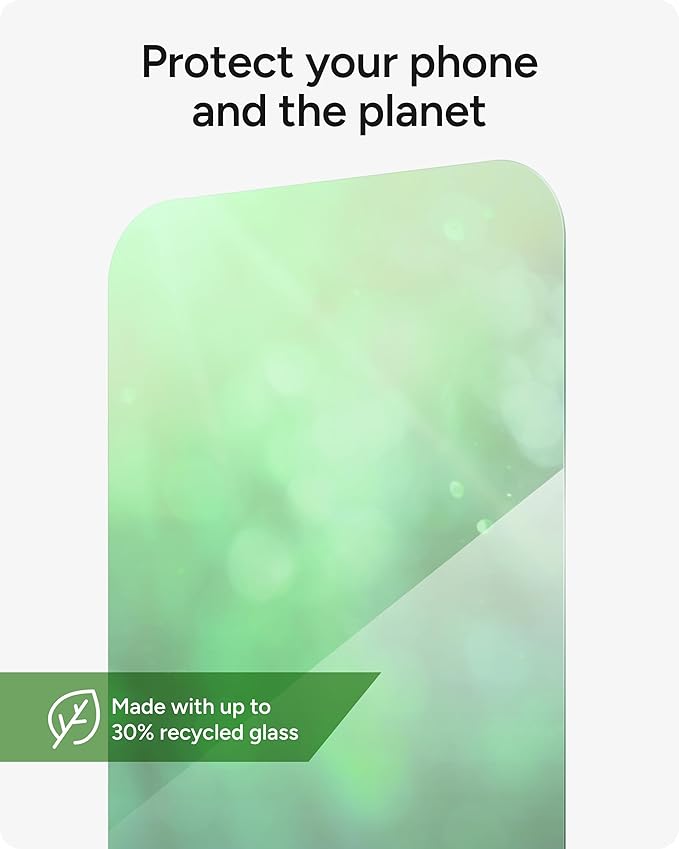 ZAGG Glass Elite Screen Protector for iPhone 16 Pro - 5X Stronger, Reinforced Edges, Ultra-Strong Tempered Glass, Scratch Resistant, Anti-Smudge, Easy Installation, InvisibleShield, Eco-Friendly