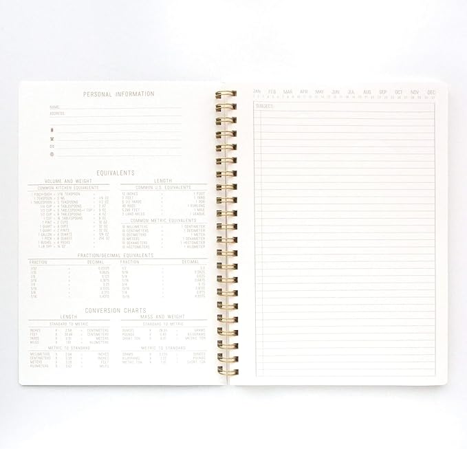 DesignWorks Ink Spiral Notebook – Large 8.25" x 11.625" Planner Notebook Journal with Lined, Perforated Pages – Twin Wire Soft Cover Journal with Textured Paper, 160 Pages – Juniper Green