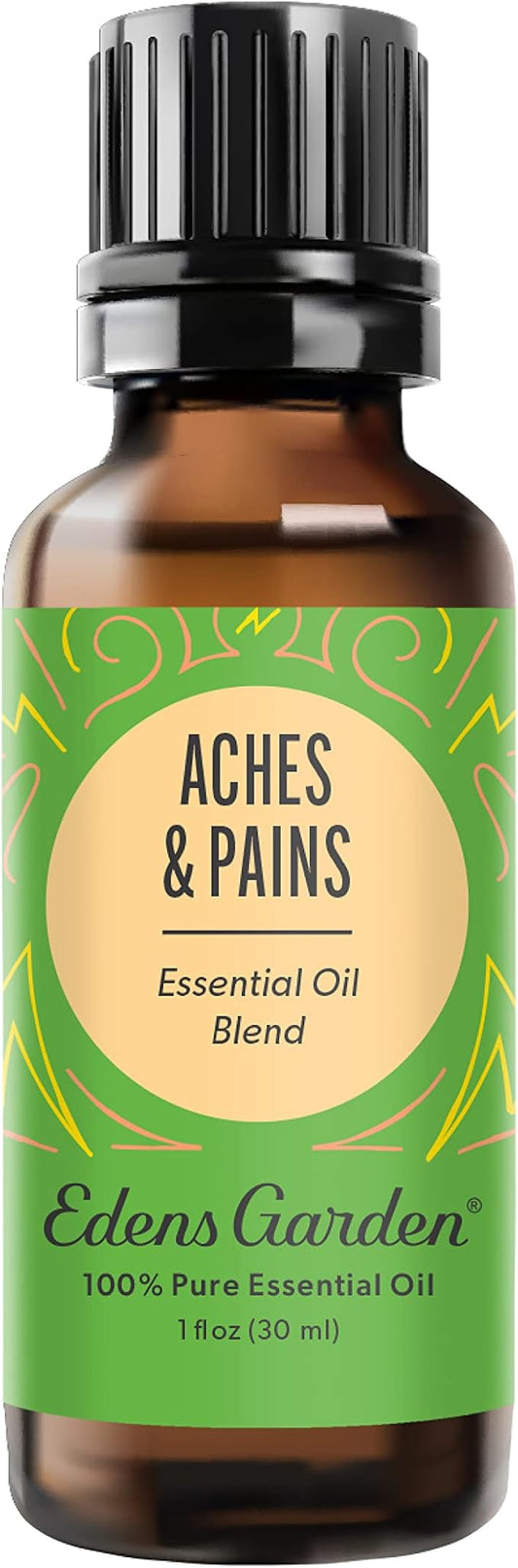 Edens Garden Aches & Pains OK for Kids Essential Oil Synergy Blend, 100% Pure Therapeutic Grade (Undiluted Natural/Homeopathic Aromatherapy Scented Essential Oil Blends) 30 ml