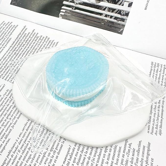 Squishy Fidget Toys,Handmade Silicone Stress Squishy Toy,Ultra-Soft Decompression Venting Toys,Perfect Desk Accessory for Stress Toys(Blue)