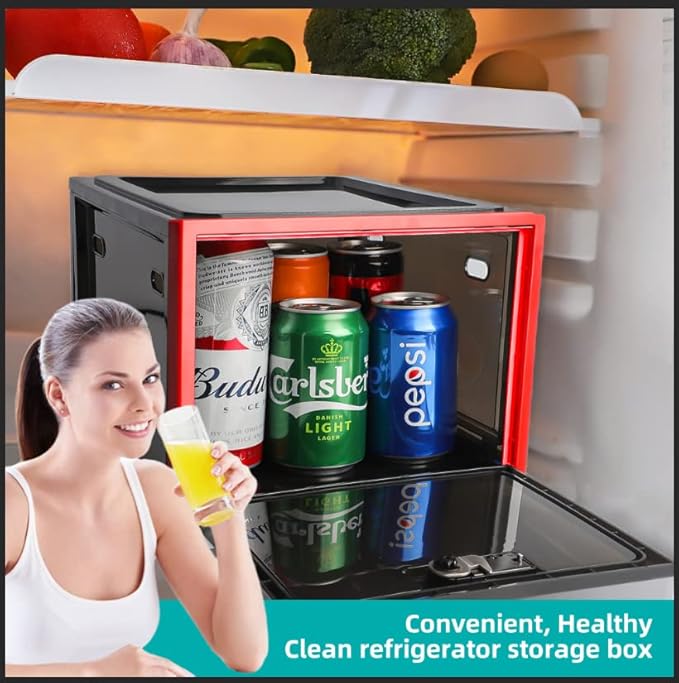 2 Pack Medicine Box with Combination Lock,Lock box for Medication Safe Storage Cabinet, Large Lockable Locker Container for Food,Snacks,Phone Jail,Toys,Marker Organizer,School Lockers Shelf