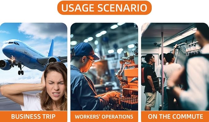 (500 Pairs) PU Foam Ear Plugs, Soft Disposable Ear Covers, Industrial Ear Plugs – SNR 37dB, Noise Reduction, Anti-Noise, Sound Insulation, Suitable for Hearing Protection in workshops and Factories.