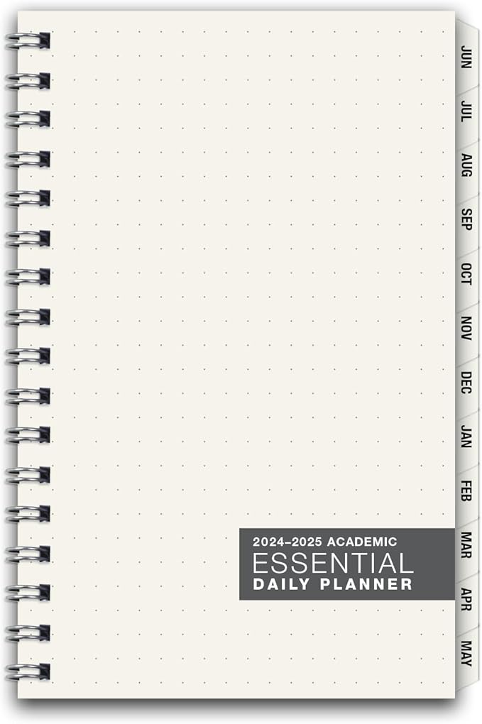 Global Printed Products Essential 5"x8" Monthly & Weekly 2024-2025 Planner - (5" x 8" - June 2024 Through July 2025)