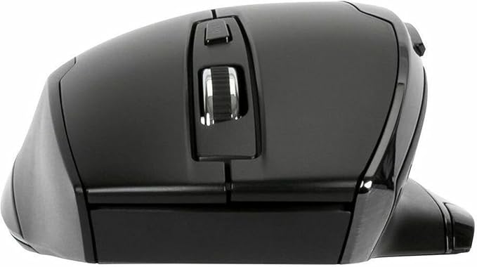 Targus Bluetrace Wireless Ergonomic Mouse, 2.4GHz Connection with USB and Laser Precision, 7 Functional Buttons, Black (AMW584GL)