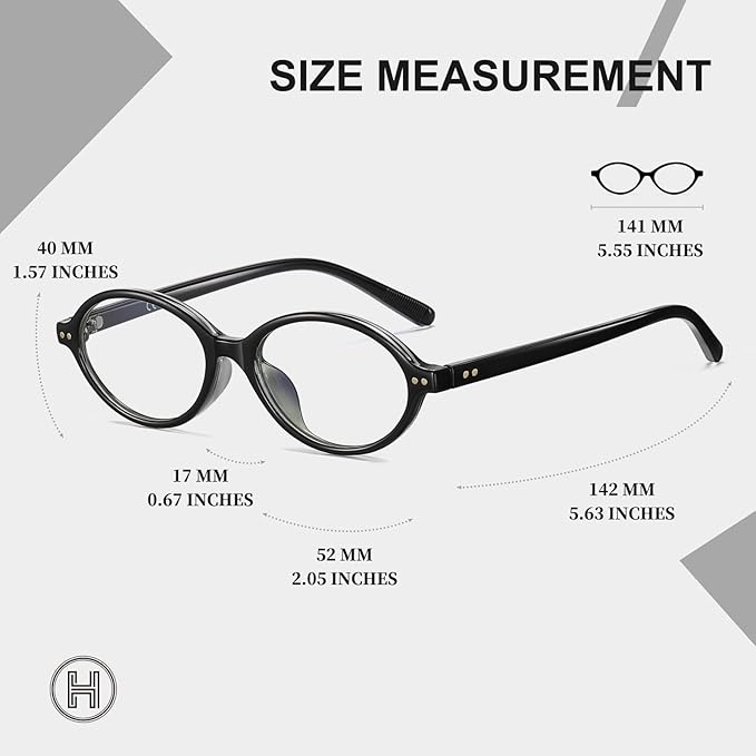 HAOLOTA Blue Light Blocking Glasses Women, Trendy Round Anti Eyestrain UV Glare TV Phone Computer Gaming Eyeglasses