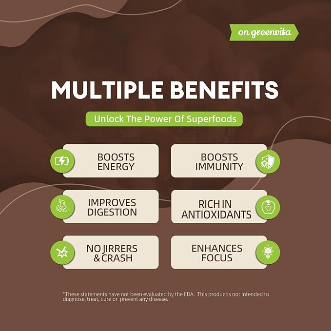 Mushroom Coffee - Lions Mane Mushroom Powder Instant Coffee with Lion's Mane, Reishi, Chaga, Cordyceps, and Turkey Tail - Alternative for Energy, Mental Clarity & Focus, Brain Booster 6.35oz