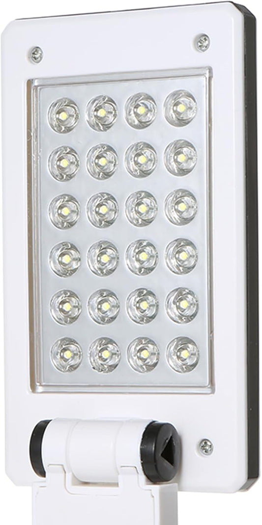 Lixada Foldable LED Desk Lamp Portable LED Table Lamp Folding Light Sensitive Touch Control 3 Levels Adjustable Brightness Battery and USB Powered for Travel Studing Home Office School(2 Packs)