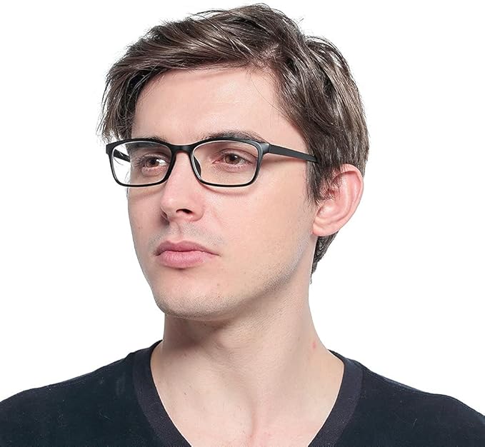 Cyxus Blue Light Glasses Computer Glasses UV Blocking GRP Square Frame Clear Lens Ultra Light Eyewear T02