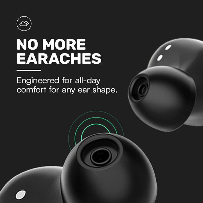 Raycon Everyday Earbuds Classic Bluetooth Wireless with Microphone - Stereo Sound, Active Noise Canceling, in-Ear Bluetooth Headset True Wireless Earbuds 32 Hours Playtime (Rose Gold)