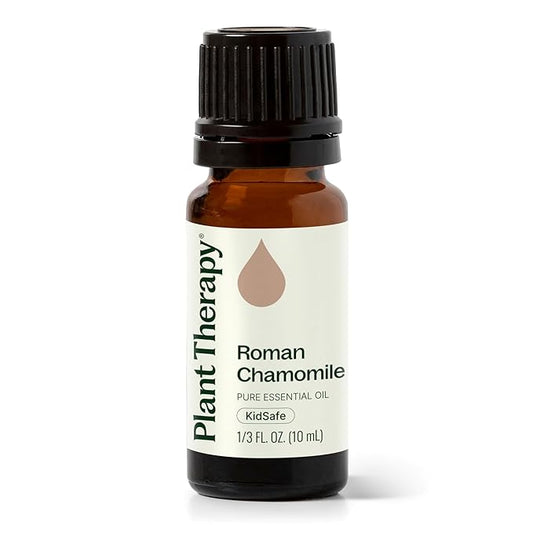 Plant Therapy Roman Chamomile Essential Oil 100% Pure, Undiluted, Natural Aromatherapy, Therapeutic Grade 10 mL (1/3 oz)