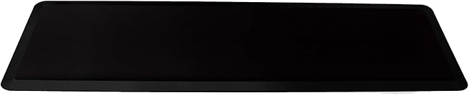 Ultralux Anti-Fatigue Long Floor Runner Comfort Mat, Thick Non-Slip Cushioned Kitchen Standing Mat 3/4” Thick 24" x 71" Premium Durable Ergonomic Multi-Use Standing Support Pad, Home, Office Rug Black