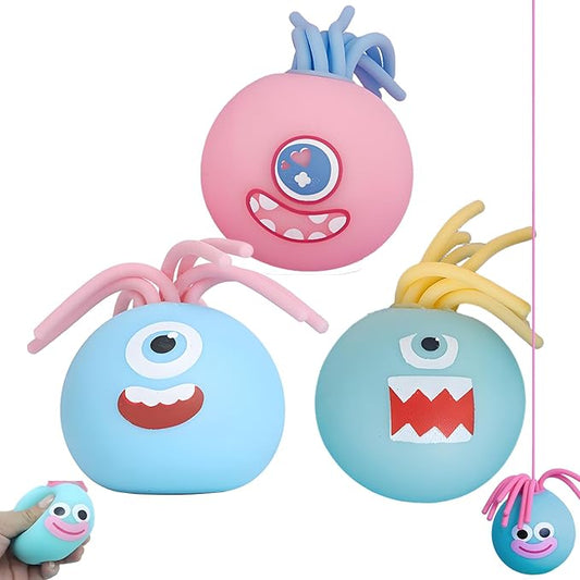 Hand Grip Strength Trainer, Stress Relief Ball for Adults, Wrist Rehab Therapy Hand Grip Equipment Ball Squishy Tools for Women and Men