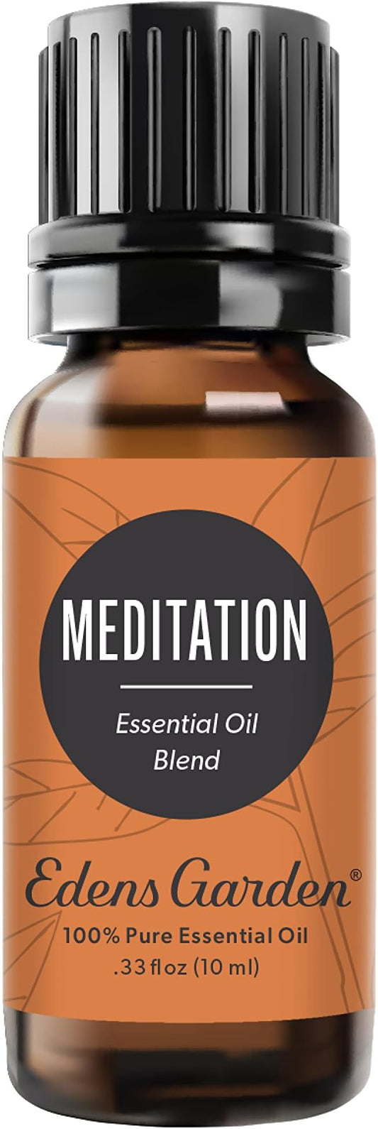Edens Garden Meditation Essential Oil Blend- 100% Pure Premium Grade, Undiluted, Natural, Therapeutic, Aromatherapy, The Best for Diffusing, Candle, Humidifiers, Kid Safe 10 ml (.33 fl oz)