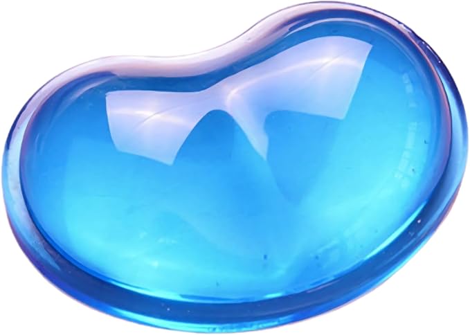 Ergonomic Gel Wrist Rest Pad for Mouse, Computer Mouse Wrist Support for Arm Pain Relief, Heart-Shaped Cute Hand Wrist Cushion for Home and Office Working Gaming Anti-Fatigu