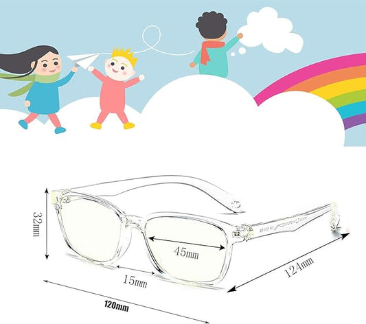 Anti Blue Light Glasses for Kids Computer Glasses, Video Gaming Glasses for Children