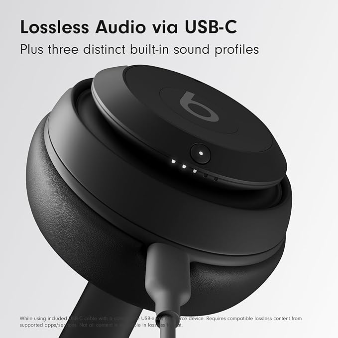Beats Studio Pro Bluetooth Noise Cancelling Headphones with Apple 20W USB-C Power Adapter - Black
