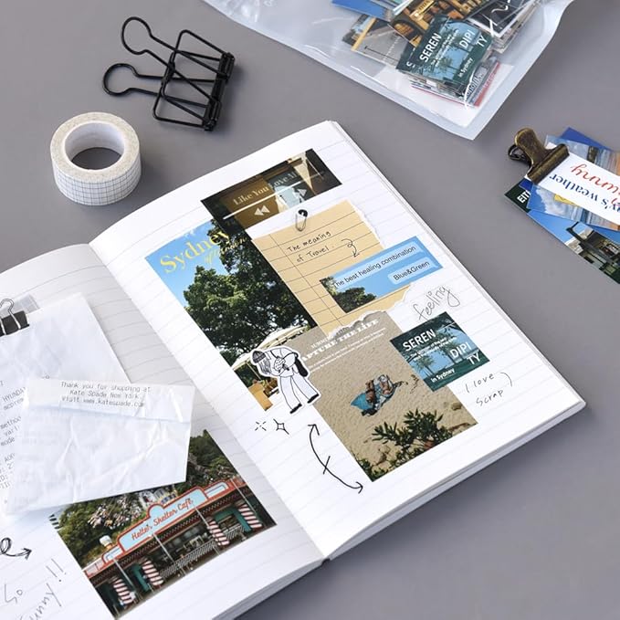 Monolike Capture The Life Sticker Pack - Sydney (102Pcs) - Variety Pack, Journal, Scrapbook, Waterproof, Fancy Sticker