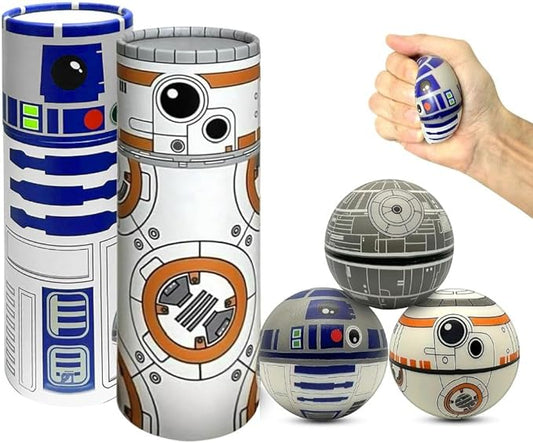 Squishy Balls 2 Packs- Pop Fidget Toy, Stress Relief Fidget, Stress Ball Use for Play/ Decor/ Improve Concentation and Focus [Super Soft] Pack of 2 - 6 Balls