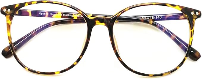 Reading Glasses Anti Blue Light Blocking Reader Oversized Frame for Women Men for Mid Big Face Anti Eyestains