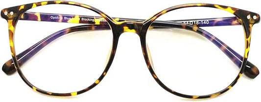 Reading Glasses Anti Blue Light Blocking Reader Oversized Frame for Women Men for Mid Big Face Anti Eyestains