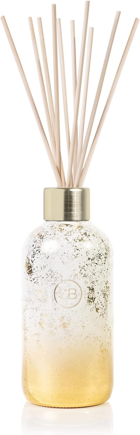 Capri Blue Glimmer Reed Diffuser Set - Includes Diffuser Sticks, Scented Oil, and Decorative Glass Bottle - Home Decor Room Freshener - Capri Blue Home Fragrance - Volcano (8 fl oz)